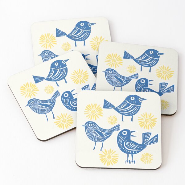 Item preview, Woodcut Bird Design designed and sold by TurquoiseBird.