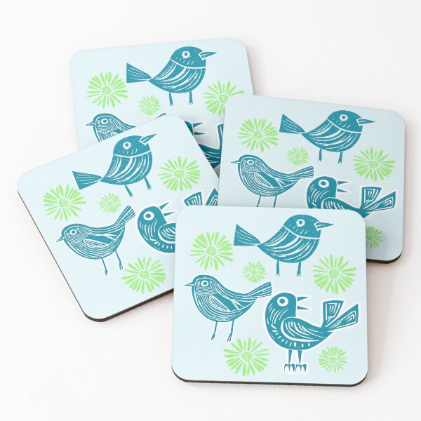Item preview, Woodcut Bird Design designed and sold by TurquoiseBird.