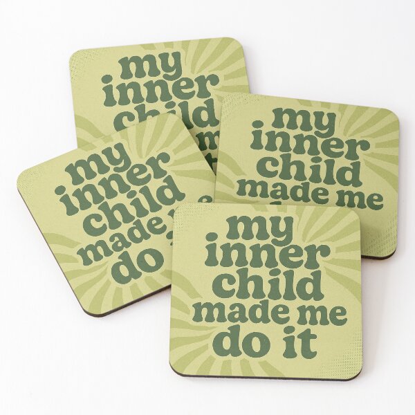Item preview, Retro Inner Child Quote Funny Typography Design	 designed and sold by weirdfishes123.