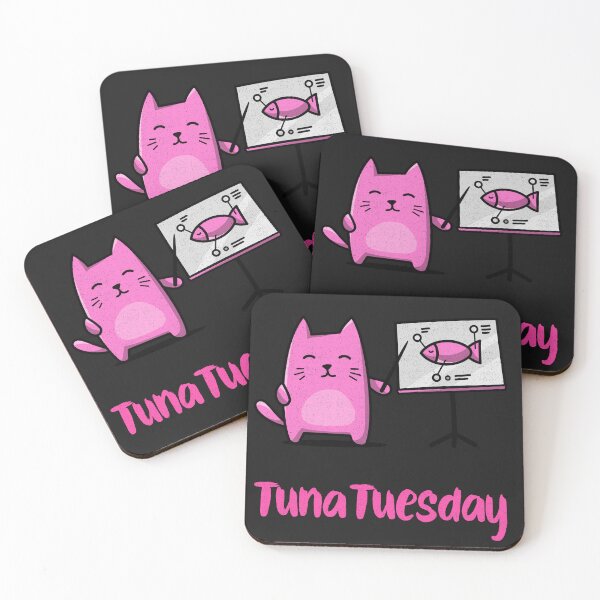 Item preview, Tuna Tuesday cat days of the week cats  designed and sold by Tee-Shirt-Topia.