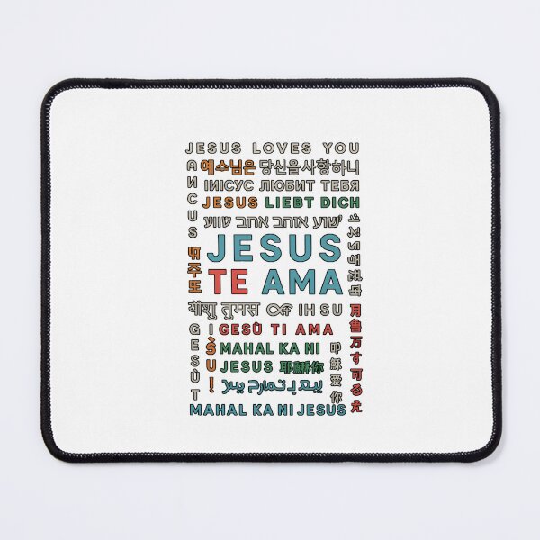 Item preview, Jesus Loves You in Every Language – Typography Word Art designed and sold by L and J Vielman.