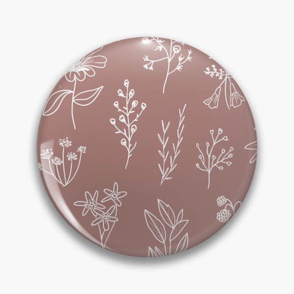 Item preview, Patagonian Wildflowers - Earth tones designed and sold by Anis Illustration.