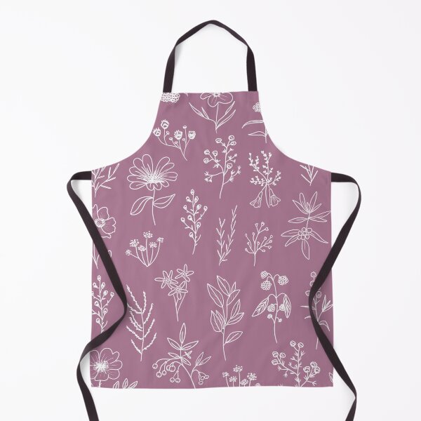 Item preview, Patagonian Wildflowers - Mauve designed and sold by Anis Illustration.