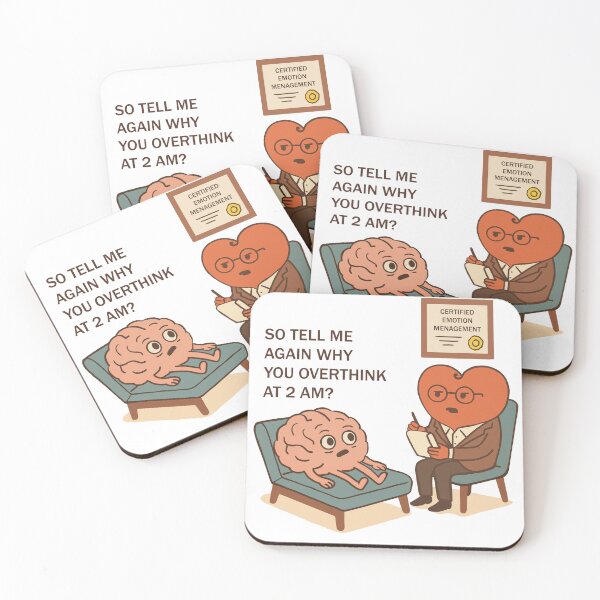 Item preview, Heart vs Mind – Late Night Therapy at 2 AM designed and sold by FlickerMind.