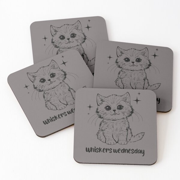 Item preview, Whiskers Wednesday week day cats days of the week  designed and sold by Tee-Shirt-Topia.