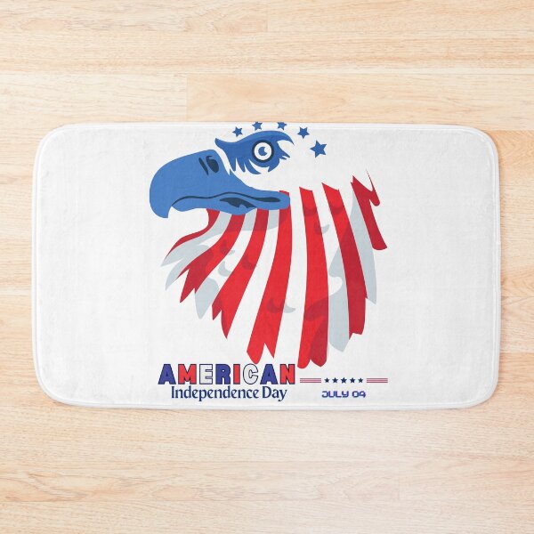 Item preview, Bald Eagle Head with Flag Colors – 4th of July American Independence Day Art designed and sold by SDFsignature.