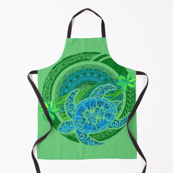 Artikelvorschau, Hawaiianisch - Samoanisch - Polynesisch Blaues Stammes-Honu-Tauchabzeichen entworfen und verkauft von sunnthreads.