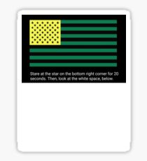 American Flag (Eye Trick) Sticker