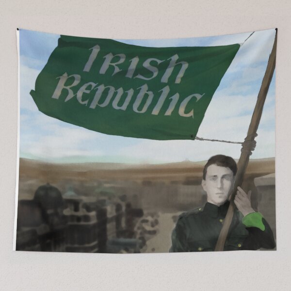 Item preview, Eamon Bulfin and the Raising of the Flag designed and sold by Deaglán Studio.