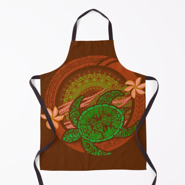 Item preview, Hawaiia - Samoan - Polynesian Green Tribal Honu Dive Circular Badge designed and sold by sunnthreads.