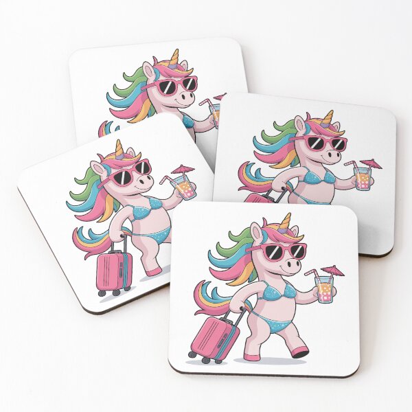Item preview, unicorns in bikinis designed and sold by jkrphoto.