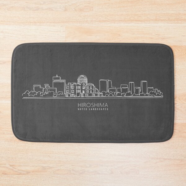 Item preview, Urban Landscape HIROSHIMA - Simple Line Art designed and sold by store-wasabi.