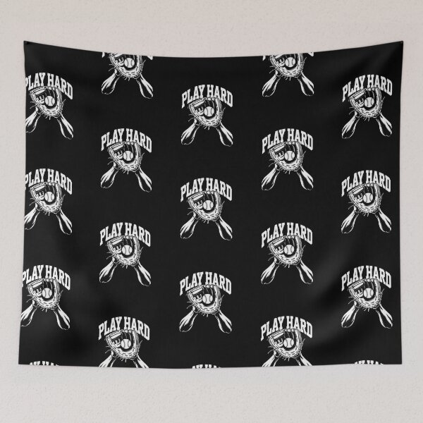 Item preview, Play Hard – Classic Baseball Glove Catcher Sports designed and sold by Taans-Creation.