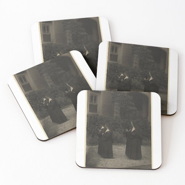 Item preview, Vintage Four nuns in procession – Vintage Catholic Nuns in Procession, Retro Faith Print designed and sold by FitEnvy.