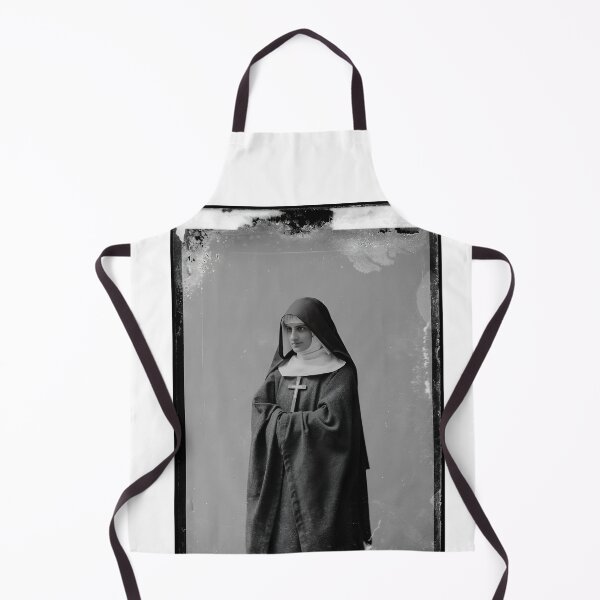 Item preview, Sister Helen – Vintage Portrait of Sister Helen, Black & White Nun Print designed and sold by FitEnvy.