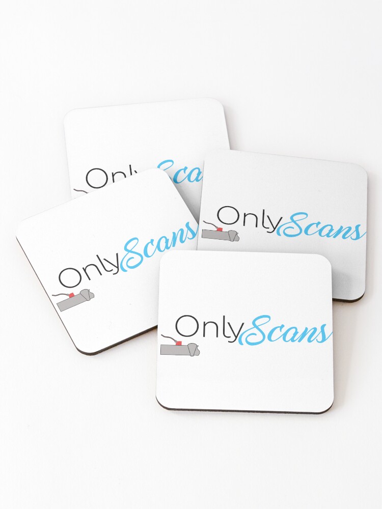 Thumbnail 1 of 5, Coasters (Set of 4), Only Scans designed and sold by CrudeorRefined.