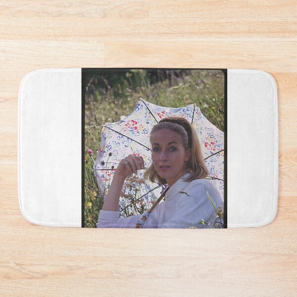 Item preview, Vogue Didi Abreu, Umbrella & White Nun – Vogue-Style Nun with Umbrella, Retro Catholic Photo designed and sold by FitEnvy.