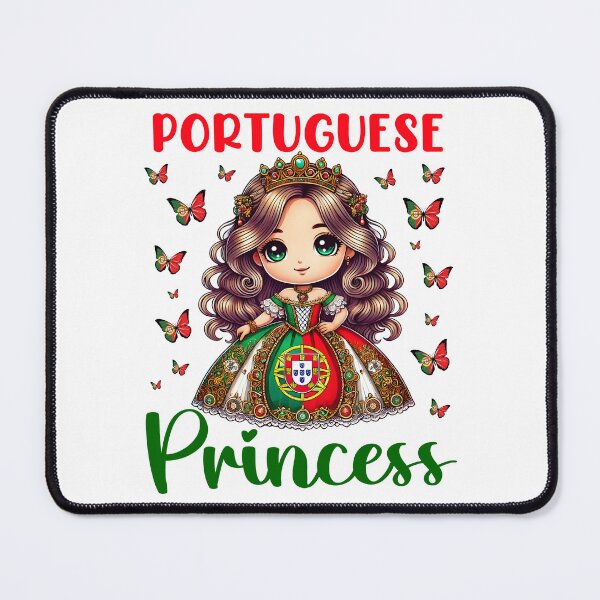 Item preview, Portuguese Princess Portugal flag and Butterflies for girls designed and sold by NUMAcreations.