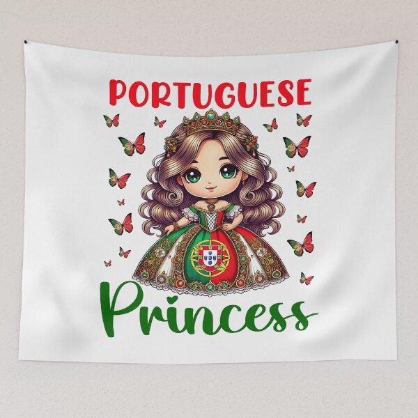 Item preview, Portuguese Princess Portugal flag and Butterflies for girls designed and sold by NUMAcreations.