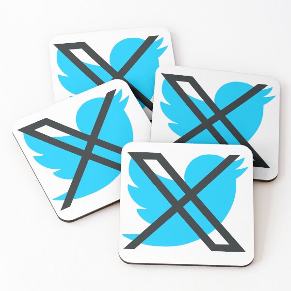 Item preview,  No More Twitter – Protest X Over Bird Logo Design designed and sold by DreamForge Studio.