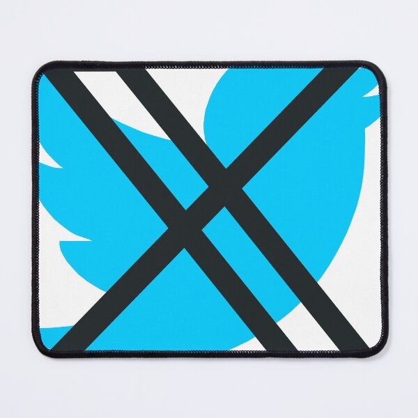 Item preview,  No More Twitter – Protest X Over Bird Logo Design designed and sold by DreamForge Studio.
