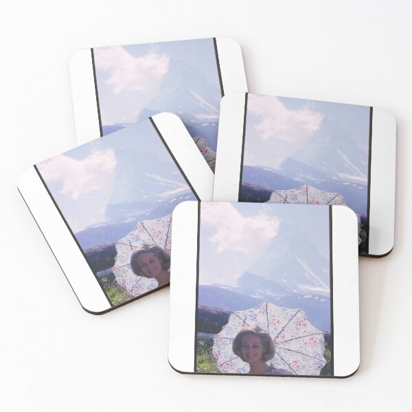 Item preview, Vogue Didi Abreu, Umbrella & White Nun – Vogue-Style Nun with Umbrella, Retro Catholic Photo designed and sold by FitEnvy.
