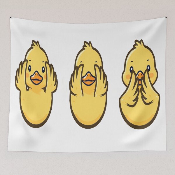 Item preview, speak no evil, see no evil, hear no evil.Three Ducks designed and sold by JamesDunican.