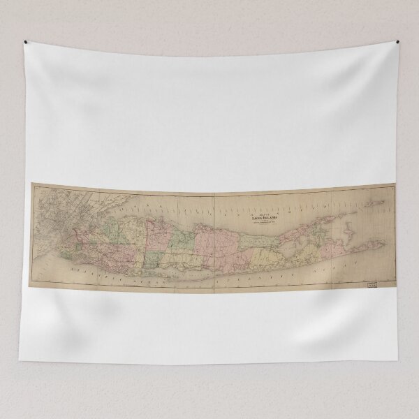 Item preview, Vintage Map of Long Island – Vintage Nun Photography, Retro Catholic Art Print designed and sold by FitEnvy.