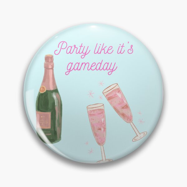 Item preview, Party Like it's Gameday Sticker  designed and sold by averylandry.