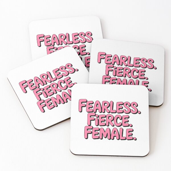 Item preview, Fearless. Fierce. Female! Pink Female designed and sold by PMCreative.
