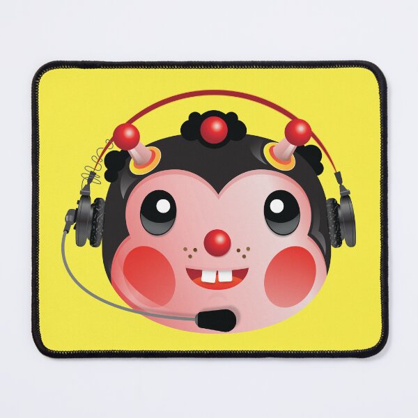 Item preview, Support office bug - Cute customer service bug with headset designed and sold by Webstudio 2Amigos.