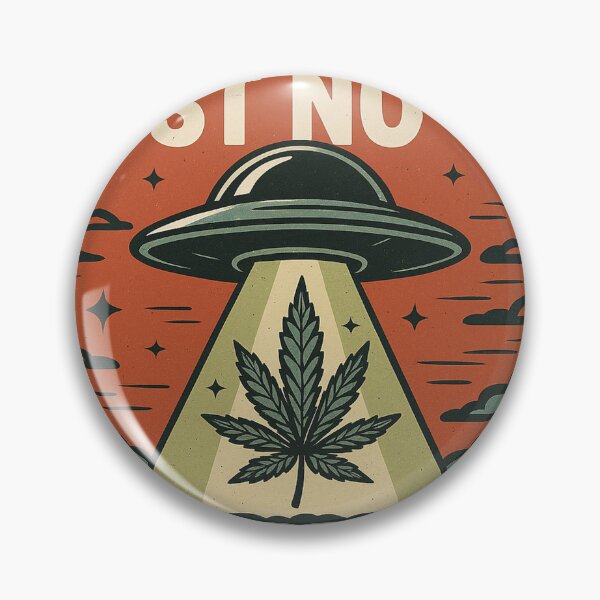 Item preview, Trust No One Alien Weed Leaf designed and sold by 701Radiant.