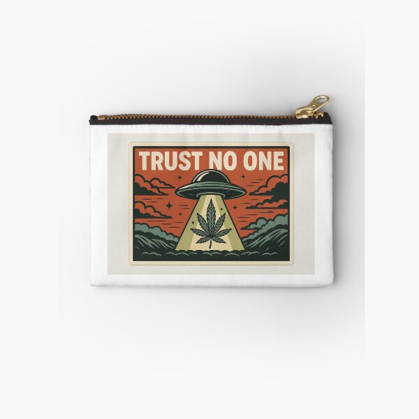 Item preview, Trust No One Alien Weed Leaf designed and sold by 701Radiant.
