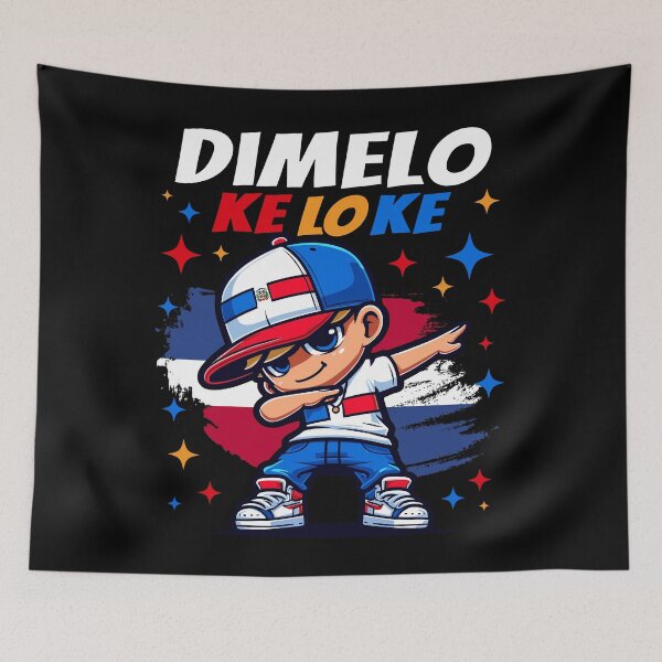 Item preview, Dimelo Ke Lo Ke Dominican Republic Flag for Boys Kids designed and sold by NUMAcreations.