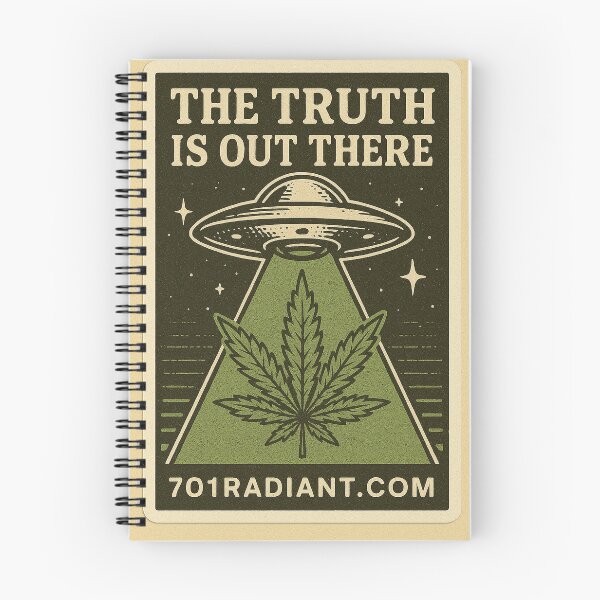 Item preview, Conspiracy UFO Weed Leaf Truth is out there designed and sold by 701Radiant.
