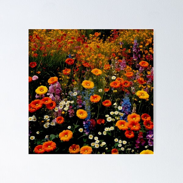 Item preview, Prado Meadow field of flowers designed and sold by Helios Be. Lavsh.
