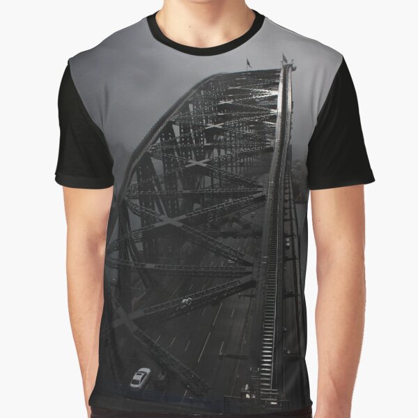 Sydney Harbour Bridge Structure Graphic T-Shirt