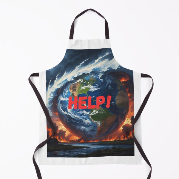 Item preview, Help – Earth Overwhelmed by Natural Disasters designed and sold by sniffpad.