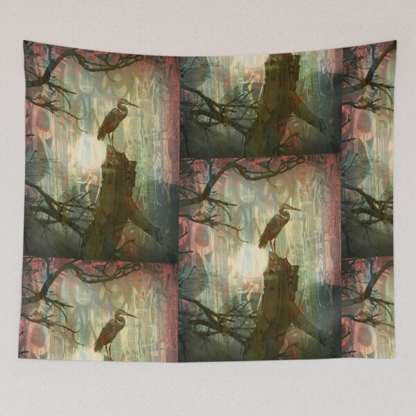 Item preview, Heron on a Dead Tree designed and sold by Robert Ball.