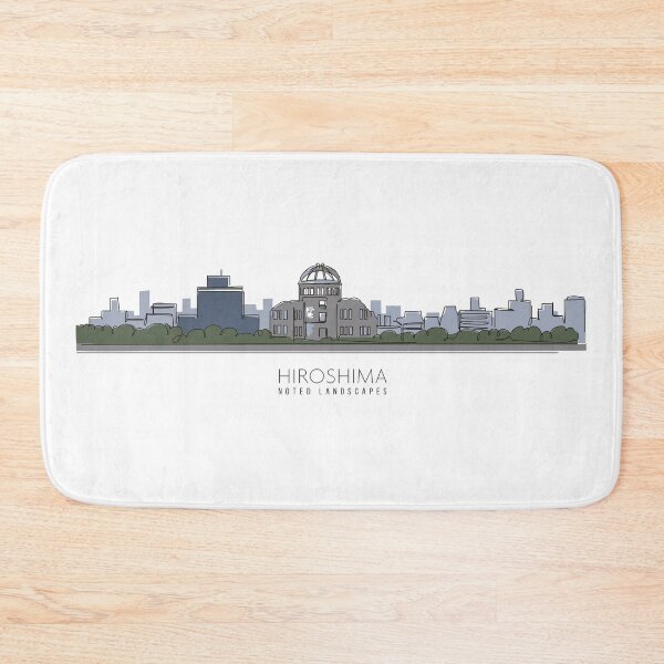 Item preview, Urban Landscape HIROSHIMA - Simple Line Art designed and sold by store-wasabi.
