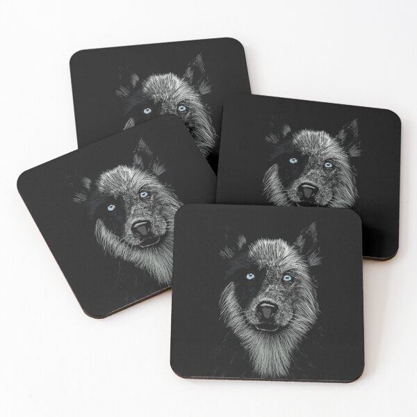 Item preview, Australian Shephard Drawing - Pet Portrait  designed and sold by AmbientArtCo.