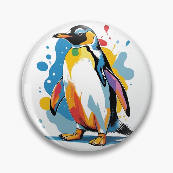 Item preview, Sir Splats-a-Lot ?? nobody splats quite like this penguin aristocrat of abstract! designed and sold by dcohea.