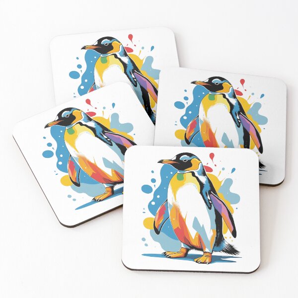 Item preview, Sir Splats-a-Lot ?? nobody splats quite like this penguin aristocrat of abstract! designed and sold by dcohea.