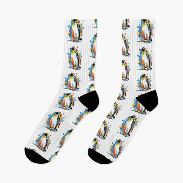 Item preview, Sir Splats-a-Lot ?? nobody splats quite like this penguin aristocrat of abstract! designed and sold by dcohea.