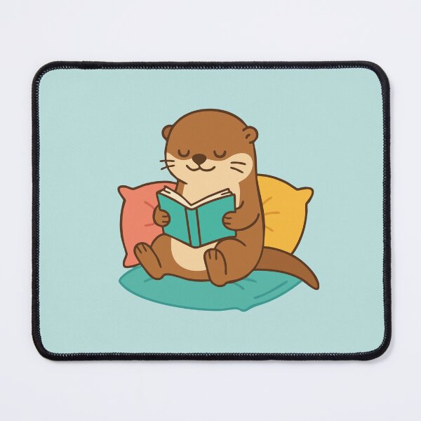 Item preview, Cozy Otter Reading Time – Cute Animal Book Lover Design designed and sold by Cuckoo Parrot.