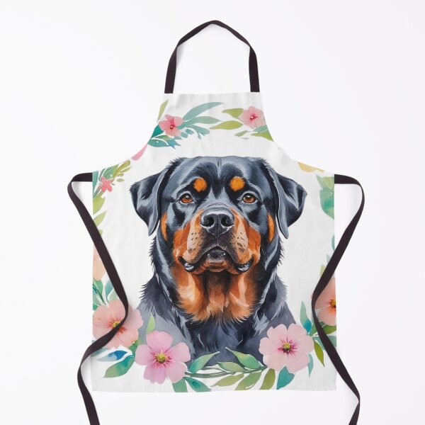 Item preview, Rottweiler Dog Portrait Illustration designed and sold by WhiskerTales.