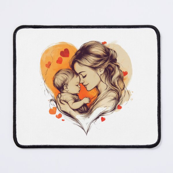 Item preview, Proud mother with a happy child designed and sold by Made-by-Gus.