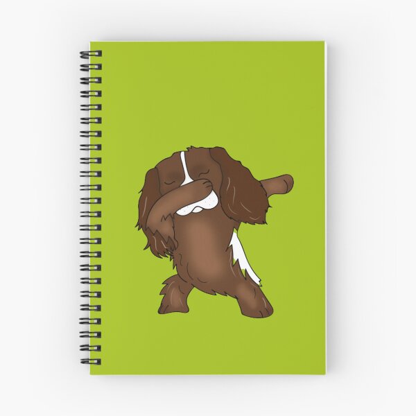 Item preview,  Funny Dabbing Spaniel Dog – Cute Dance Pose Cartoon designed and sold by Right-UR.
