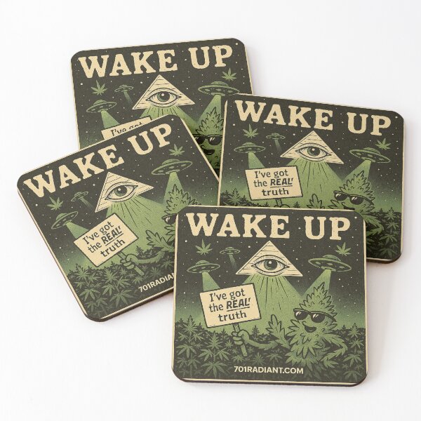Item preview, Wake Up Hemp Conspiracy Ufo designed and sold by 701Radiant.