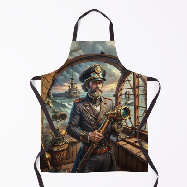 Item preview, Steampunk captain on an ocean cruise designed and sold by Made-by-Gus.